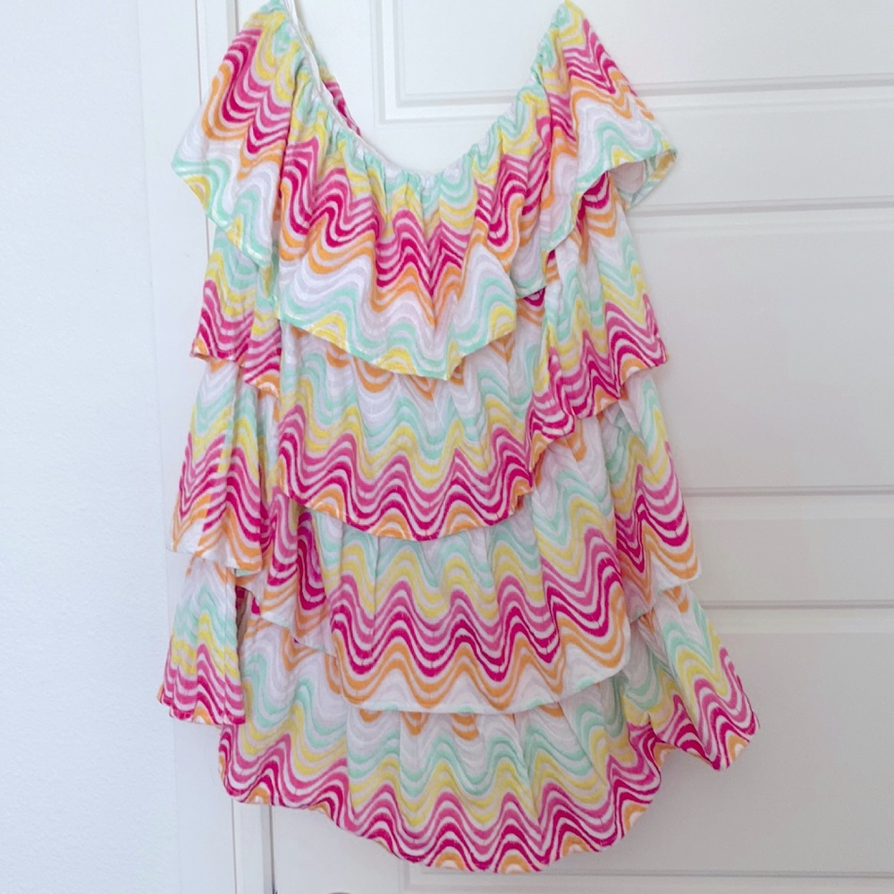 NEVER WORN Revolve Tularosa Strapless Ruffle Mini Dress